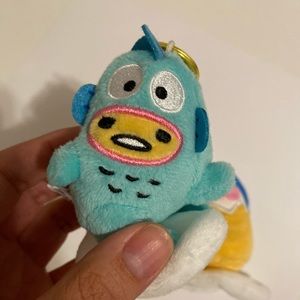 Gudetama as Hangyodon Plush Keychain